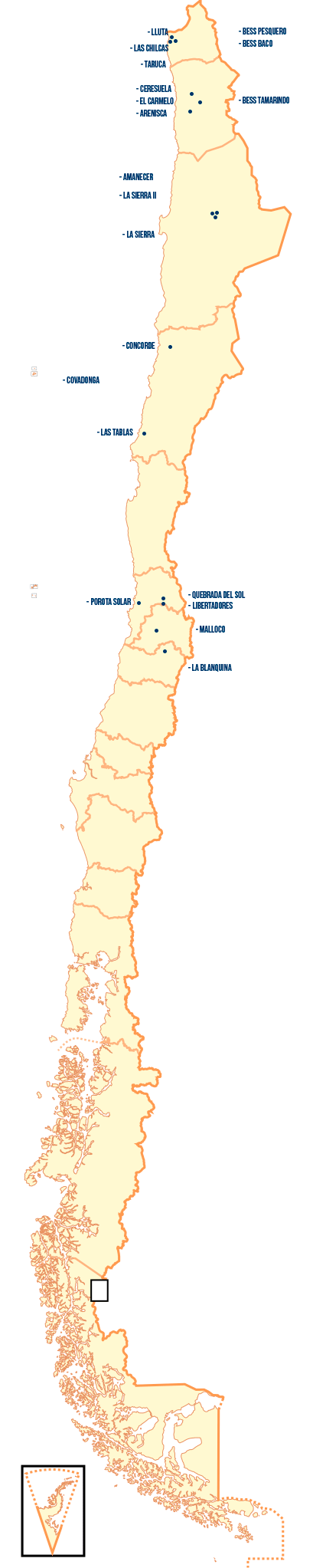 Mapa de Chile